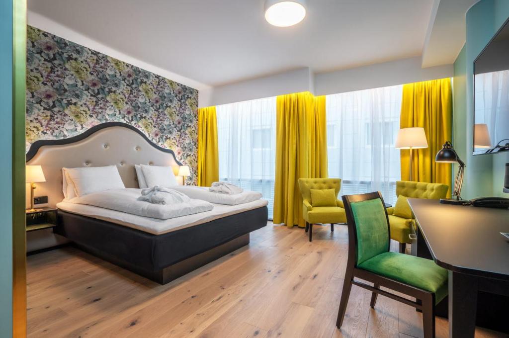 Postel nebo postele na pokoji v ubytování Thon Hotel Cecil