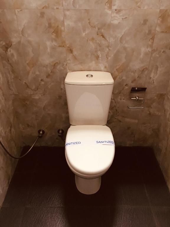 Koupelna v ubytování Sarvodaya Samma Vaasa Residence