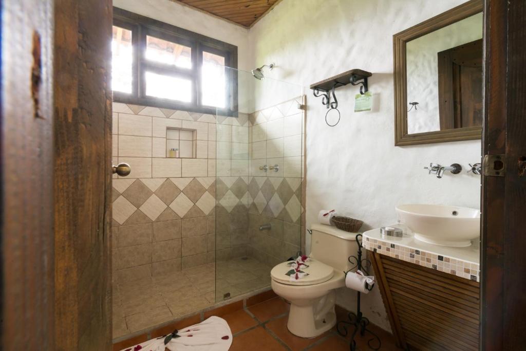 Koupelna v ubytování Casa Luna Hotel & Spa