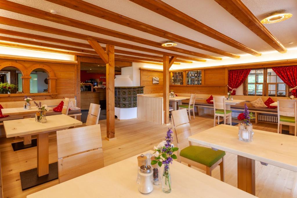 Restaurace v ubytování Biohotel Mattlihüs