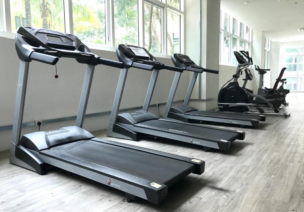 Fitness centrum a/nebo fitness zařízení v ubytování Fabulous Mutiara Ville Cyberjaya