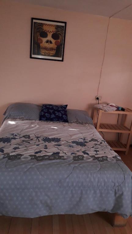 Postel nebo postele na pokoji v ubytování El laberinto hospedaje en casa