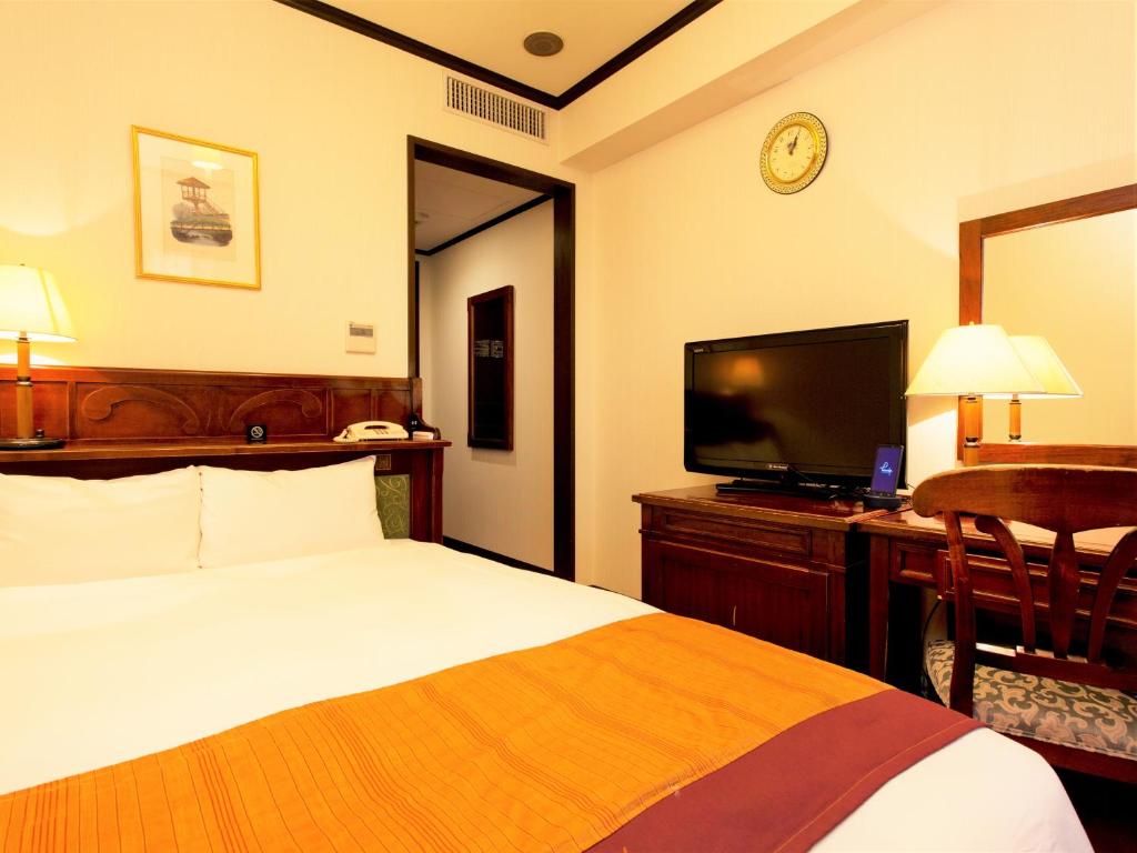 TV a/nebo společenská místnost v ubytování Hotel Monterey Osaka