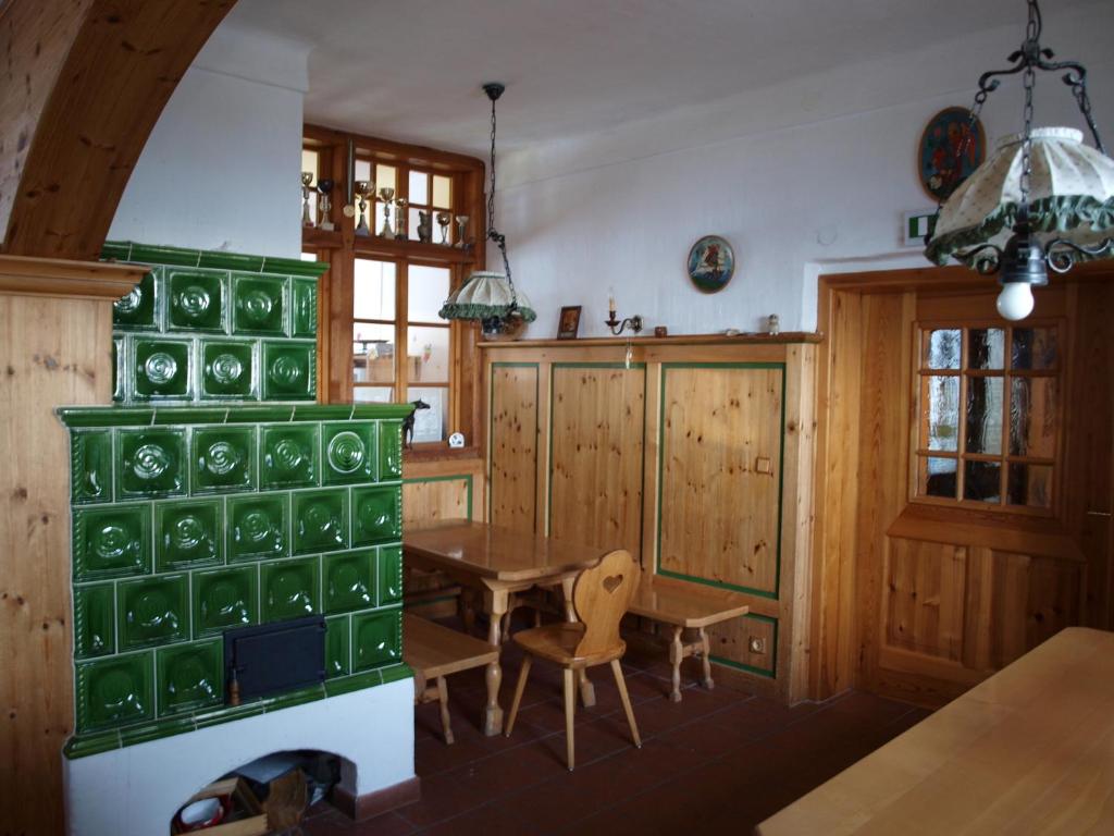 Kuchyň nebo kuchyňský kout v ubytování Sportgasthof Lipp