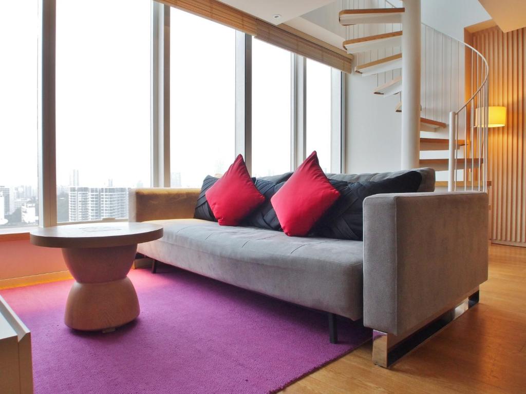 Predel za sedenje v nastanitvi Hotel Madera Hong Kong