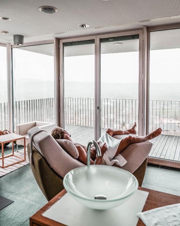 A seating area at SPES Hotel & Seminare