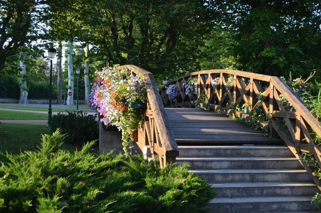 Zahrada ubytování Georges Blanc Parc & Spa