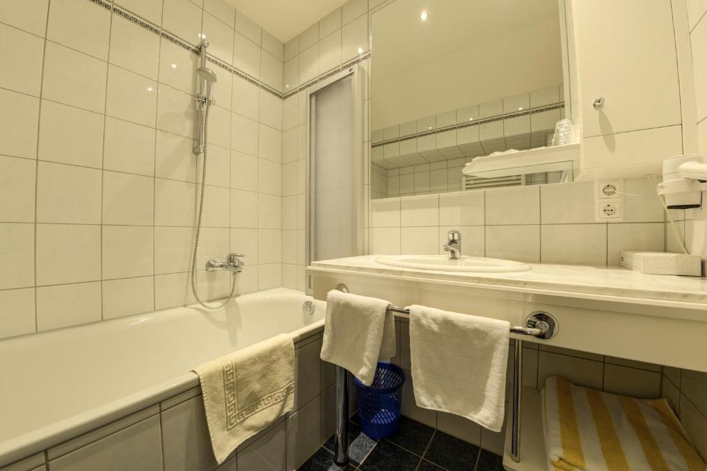 Kúpeľňa v ubytovaní Hotel Flattacher Hof