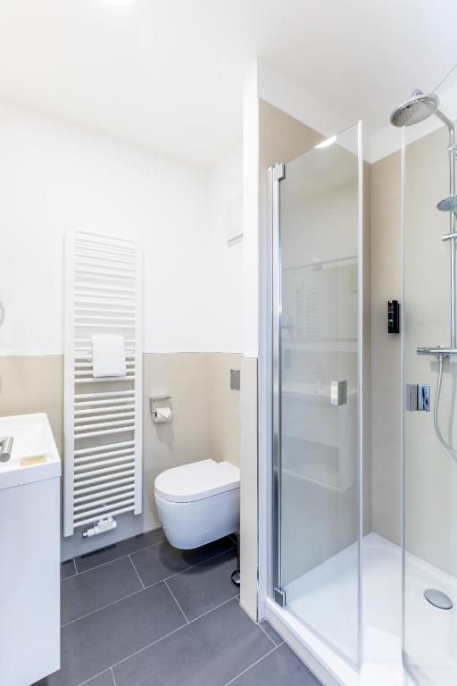 Koupelna v ubytování mk hotel eschborn