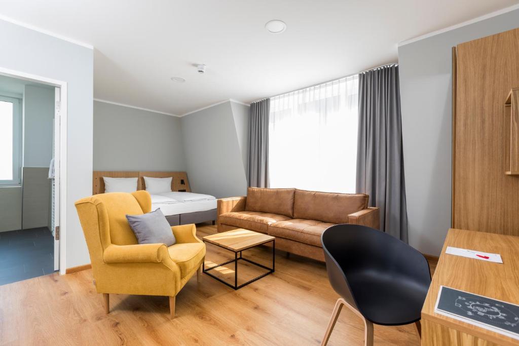 Posezení v ubytování mk hotel eschborn