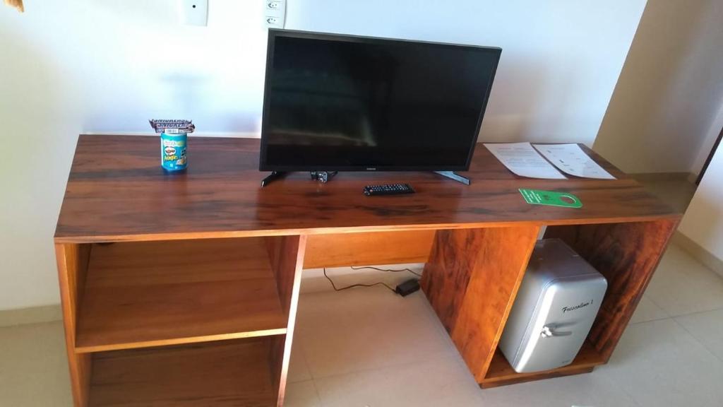 TV a/nebo společenská místnost v ubytování Pouso Alcantara
