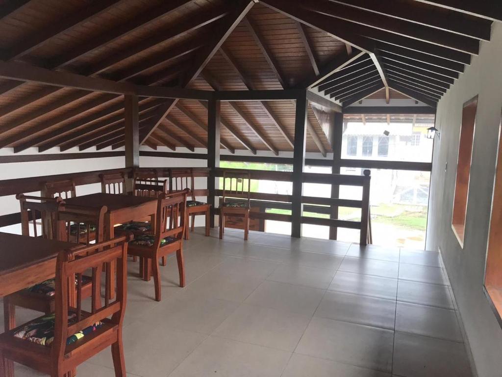Restaurace v ubytování Pouso Alcantara