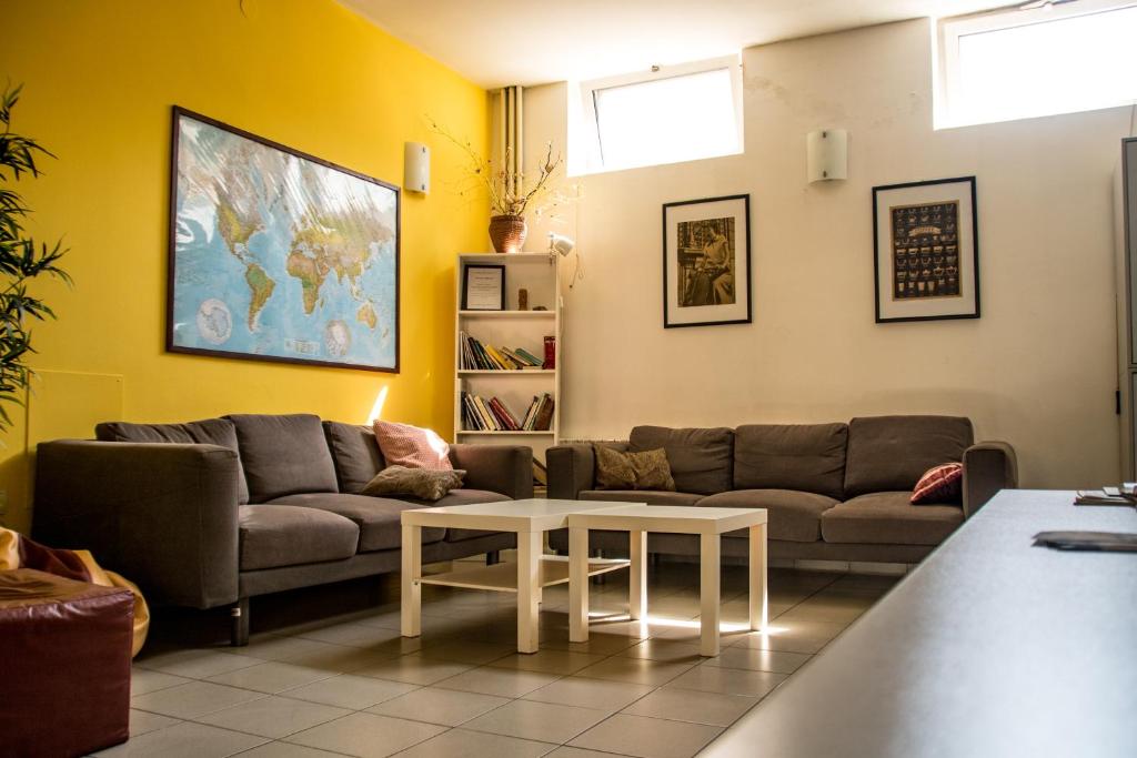 Posezení v ubytování HI Hostel Zagreb