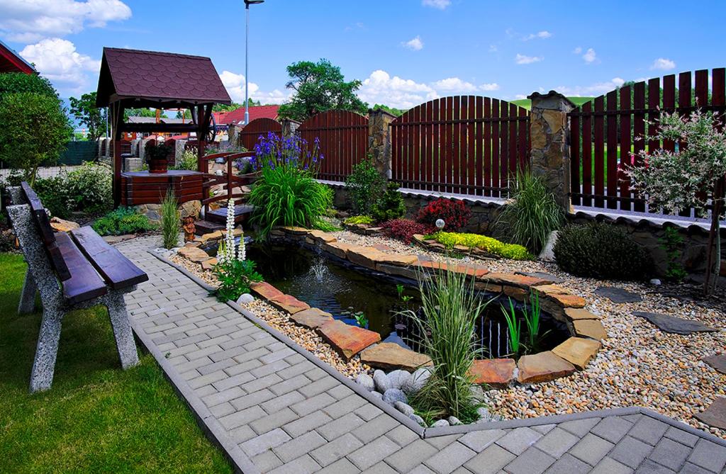 Zahrada ubytování Vila Horal