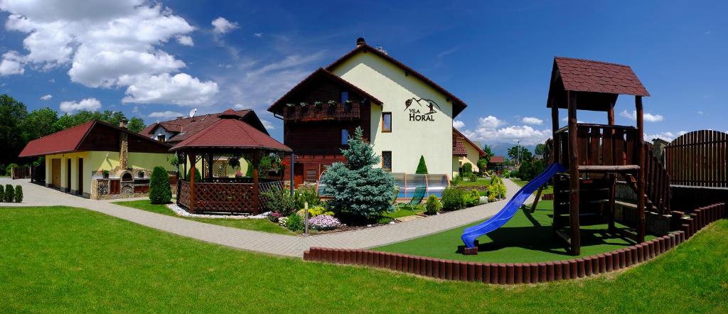 Zahrada ubytování Vila Horal