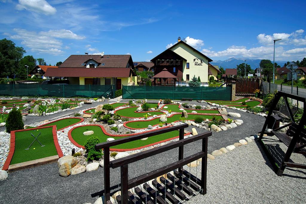 Zahrada ubytování Vila Horal