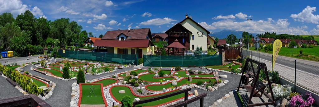 Zahrada ubytování Vila Horal