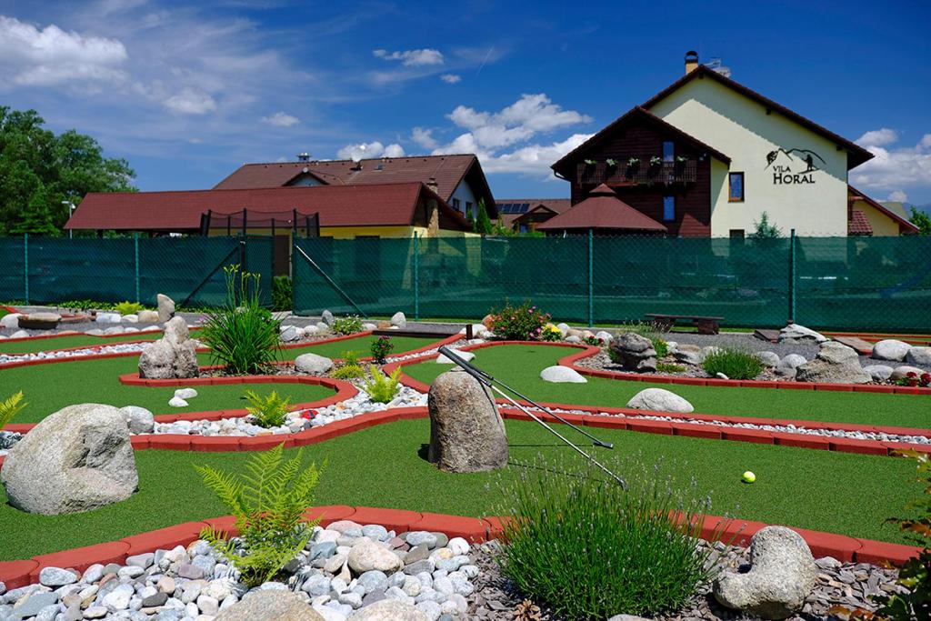 Zahrada ubytování Vila Horal