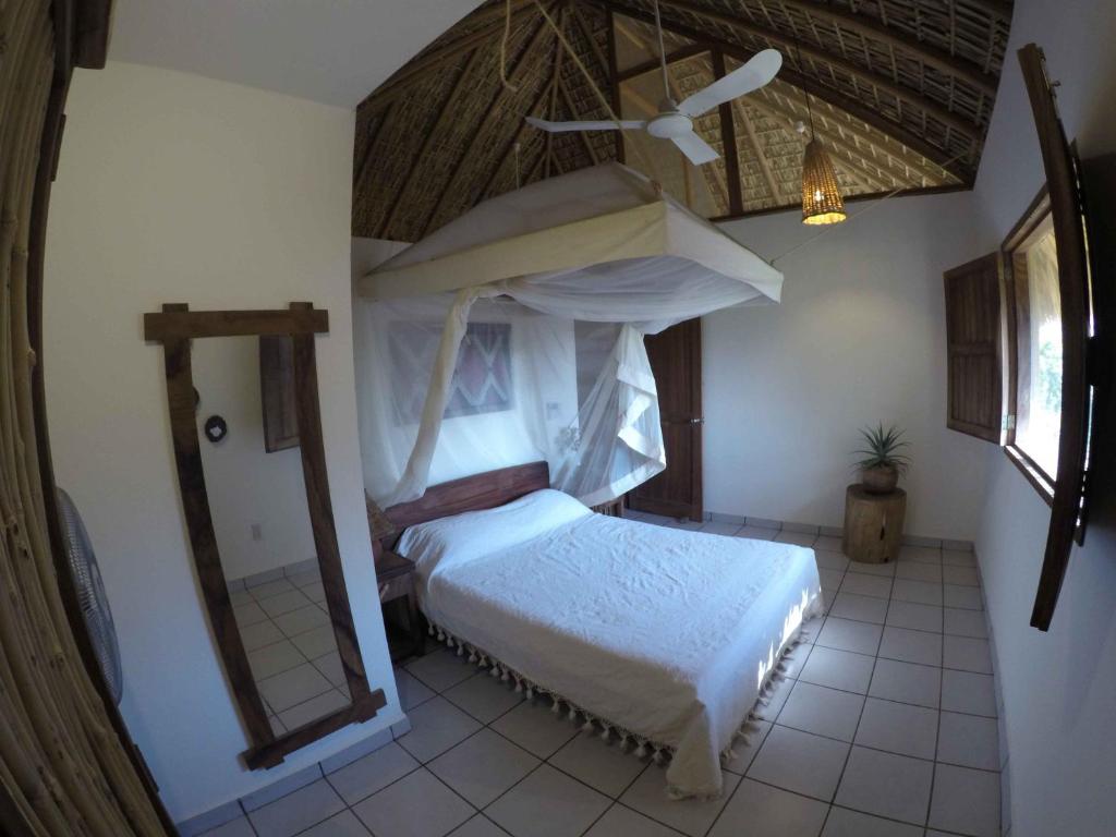 Letto o letti in una camera di Casa Aditi
