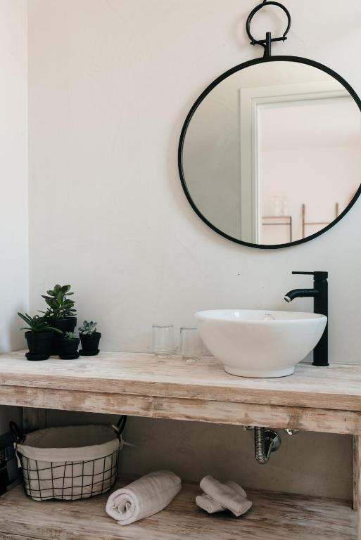Koupelna v ubytování BOĒM Boutique Hotel Lefkada