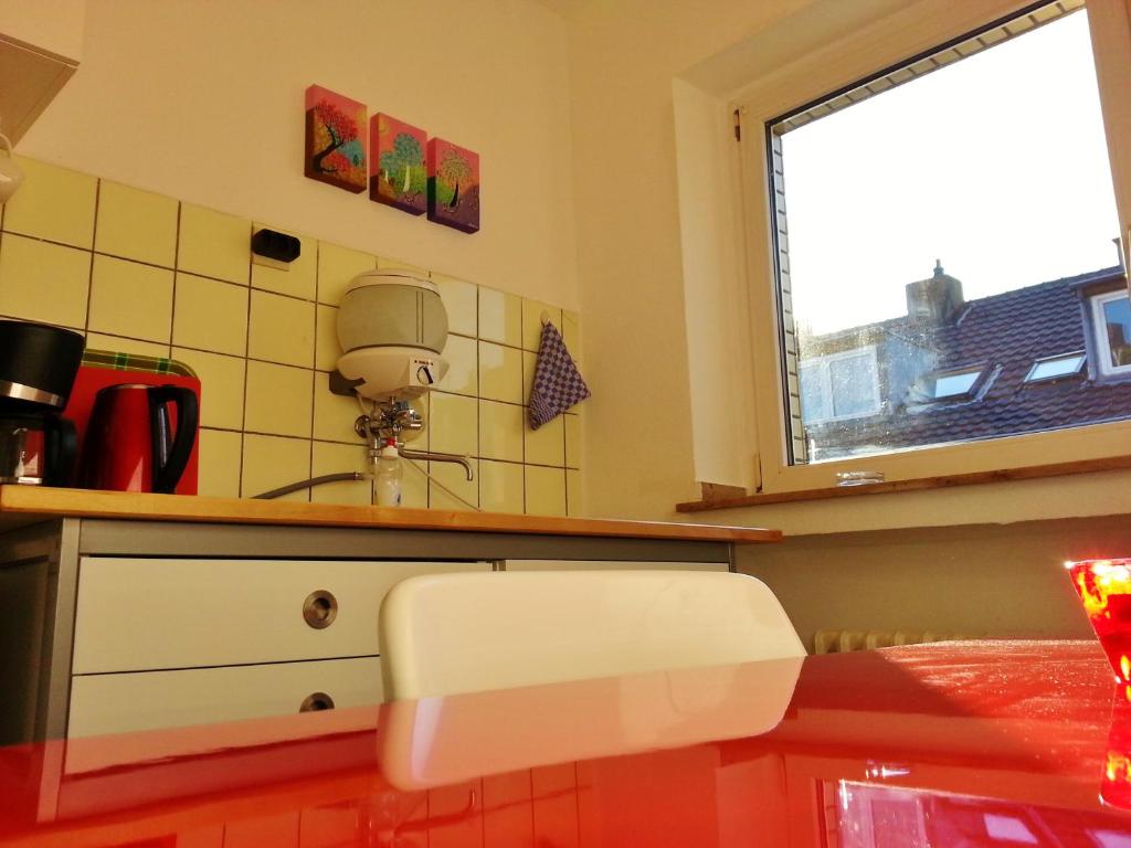 Kuchyň nebo kuchyňský kout v ubytování Altstadt-Süd - CGN Apartments