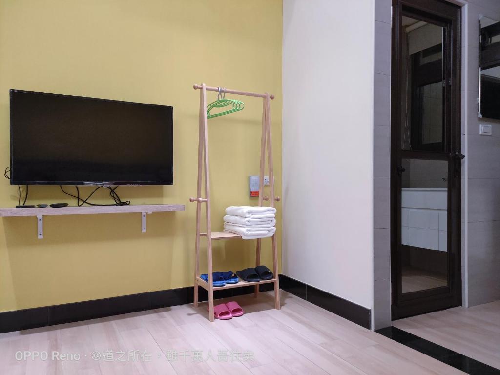 TV a/nebo společenská místnost v ubytování 禾心居He Xin Ju Homestay