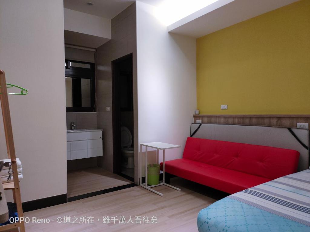 Postel nebo postele na pokoji v ubytování 禾心居He Xin Ju Homestay