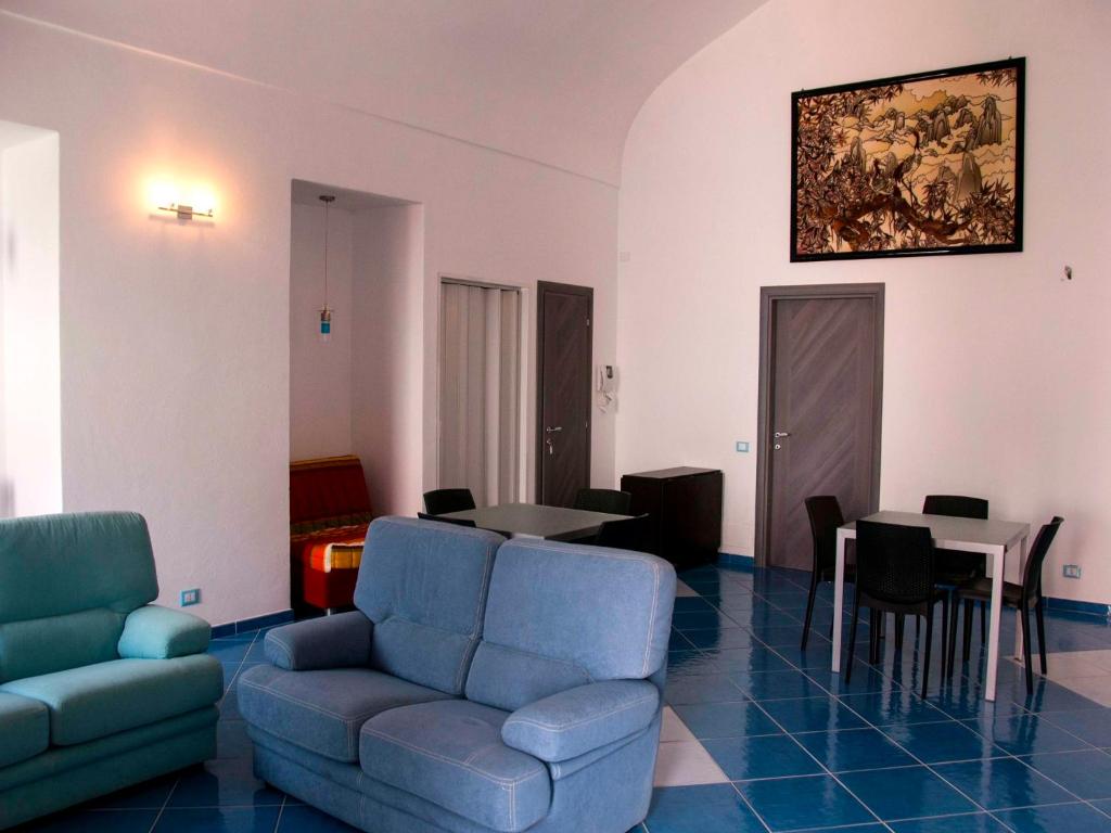 Posezení v ubytování B&B La Terrazza Sul Porto