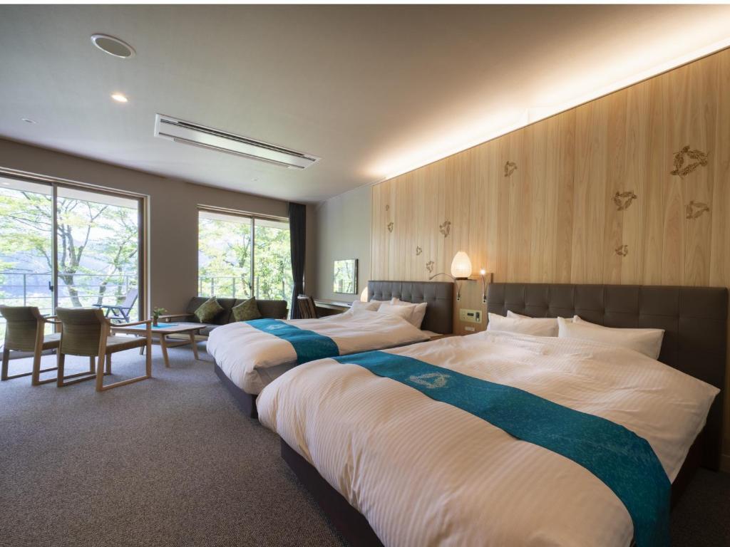 Hotel Sekisuien - Habitación Queen Con Dos Camas Queen