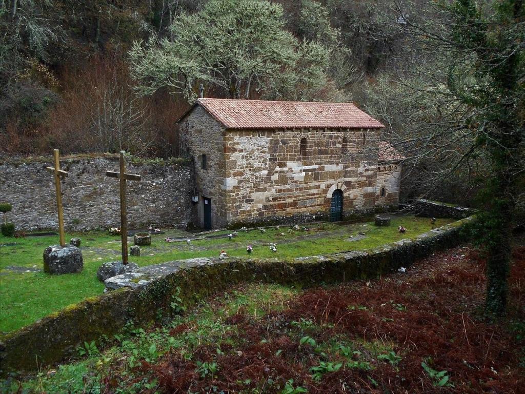 Ogród w obiekcie Stone Cottage O CEBREIRO
