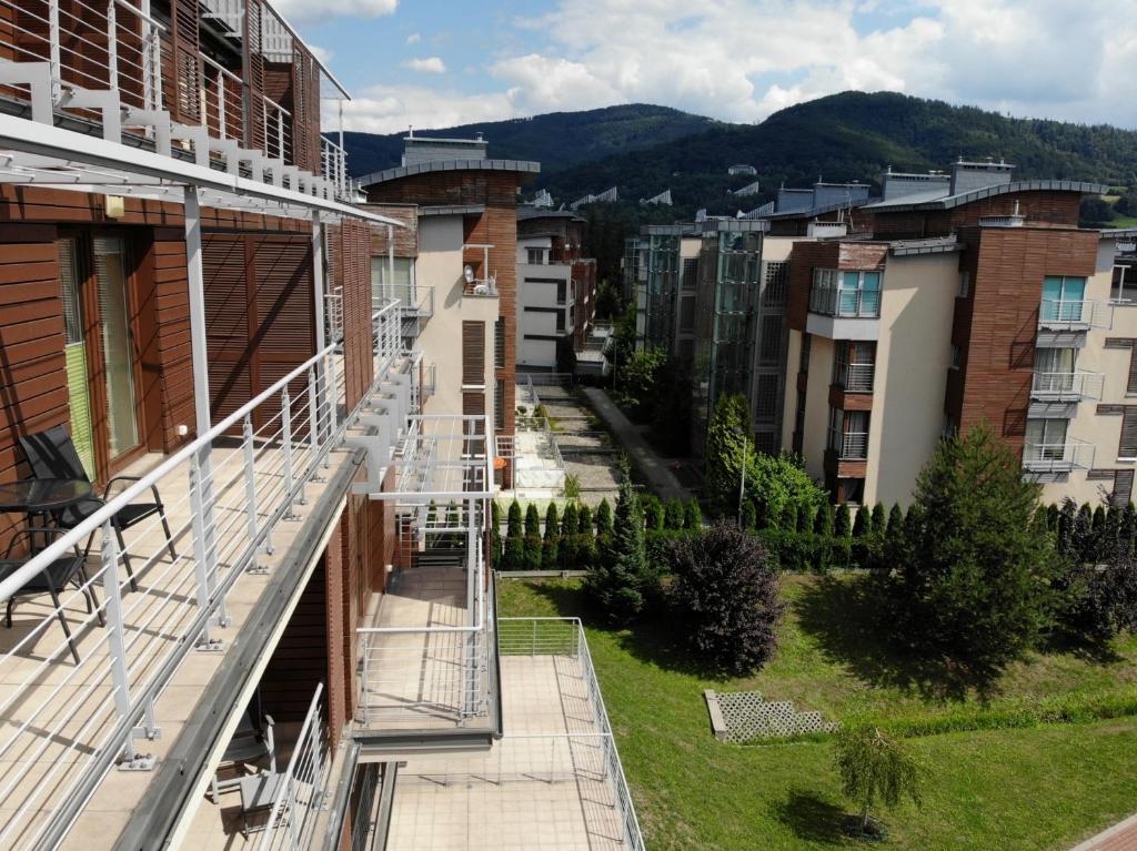 Výhľad na hory alebo výhľad na hory priamo z apartmánu
