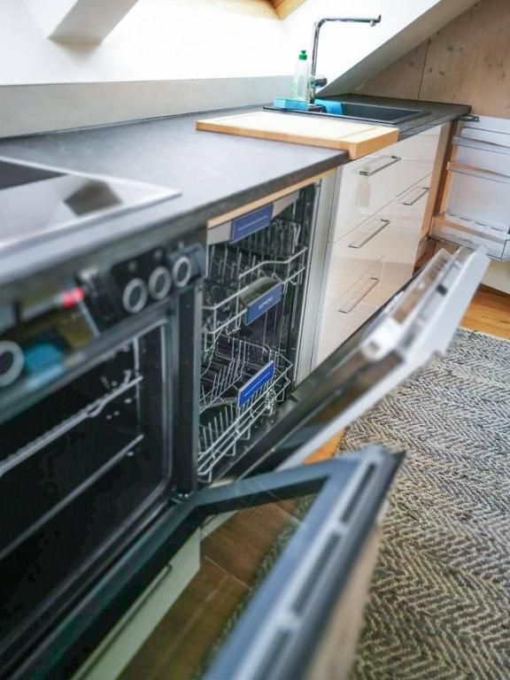 Kuchyň nebo kuchyňský kout v ubytování Ferienwohnung