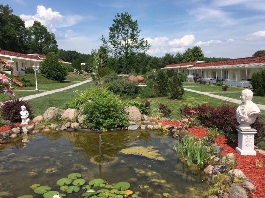 Zahrada ubytování Ferienpark-Canow