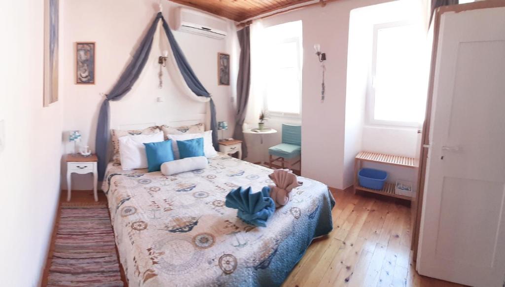 Posteľ alebo postele v izbe v ubytovaní Atelier Tina Art Home