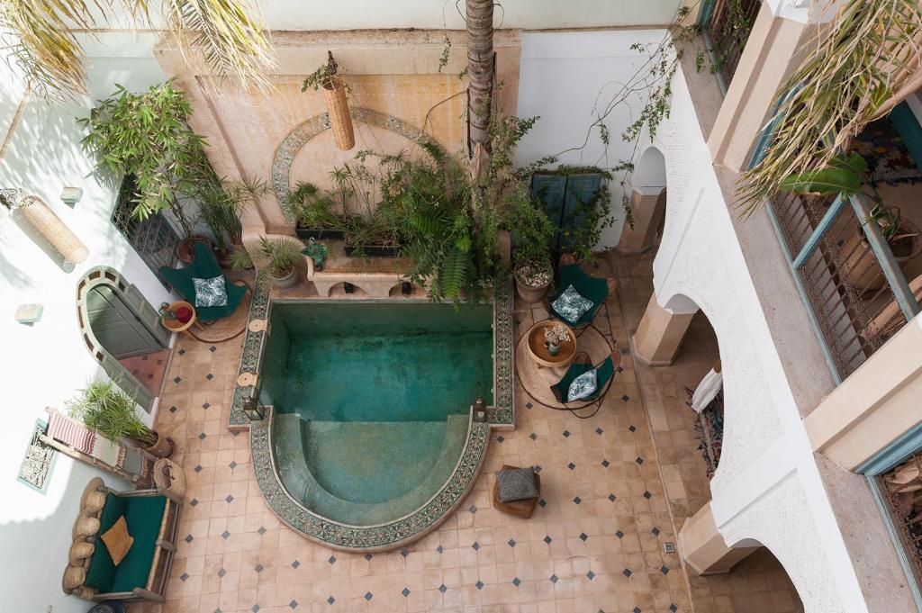 Bazén v ubytování Riad la Cle de la Medina, location en exclusivite nebo v jeho okolí