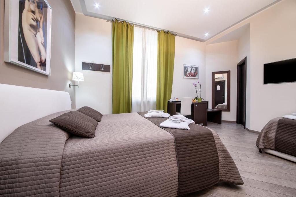 Posteľ alebo postele v izbe v ubytovaní Mia Resort