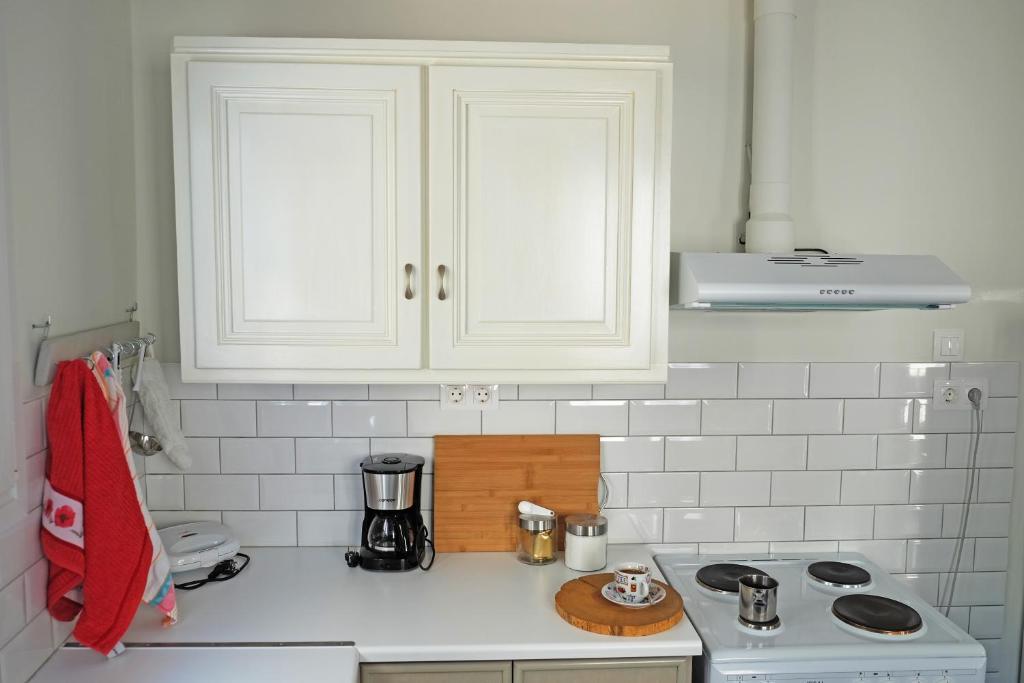 Kuchyň nebo kuchyňský kout v ubytování Kalderimi Home