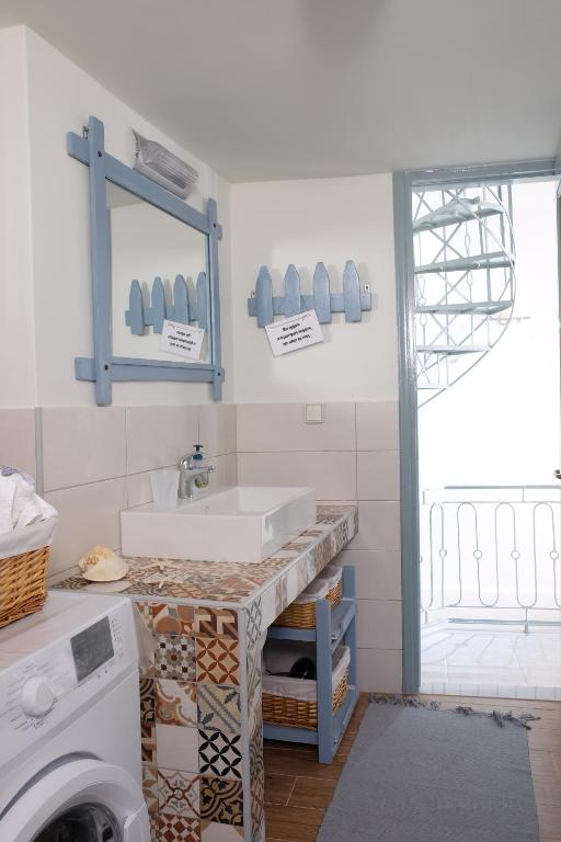 Kuchyň nebo kuchyňský kout v ubytování Kalderimi Home