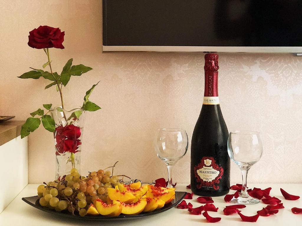 Nápoje v ubytování English Home Hotel Tbilisi