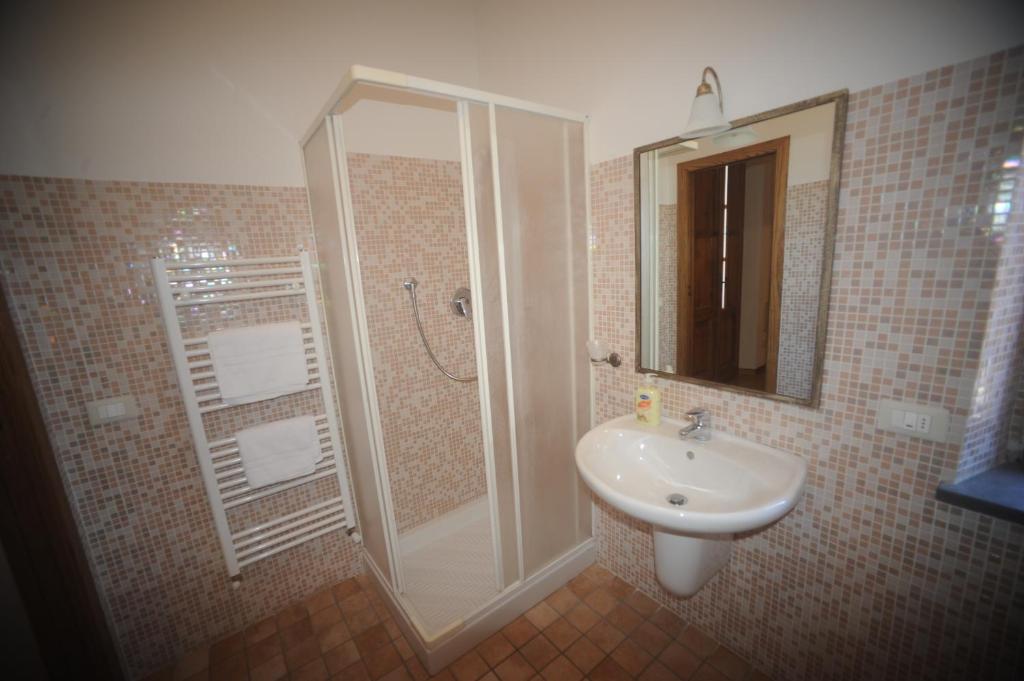 A bathroom at Super Relais Stella