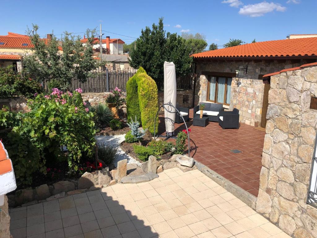 Zahrada ubytování Casa Rural "Rincón del Edén"