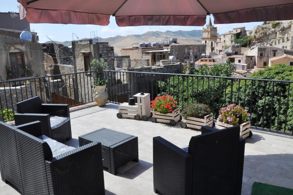 Balkon lub taras w obiekcie Villetta in Centro Storico