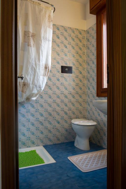 Koupelna v ubytování Hotel Adriaco