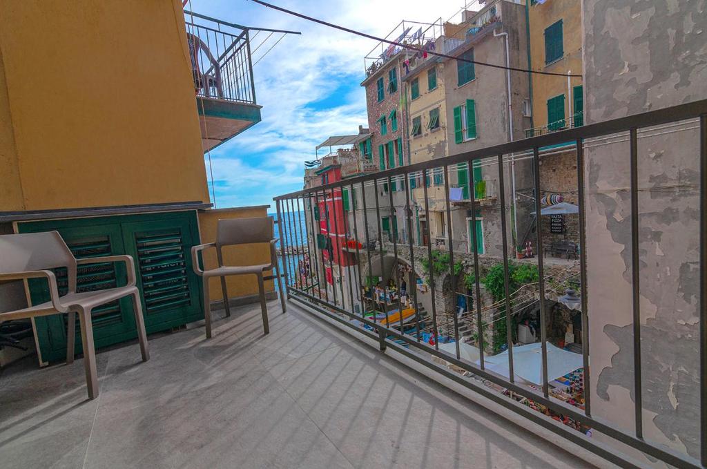 Balkón nebo terasa v ubytování Sergeant First Class Riomaggiore