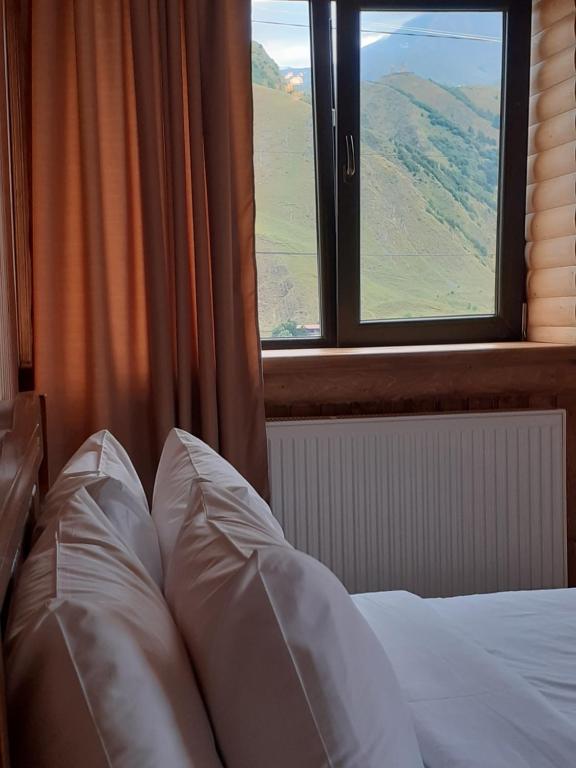 Postel nebo postele na pokoji v ubytování Bana