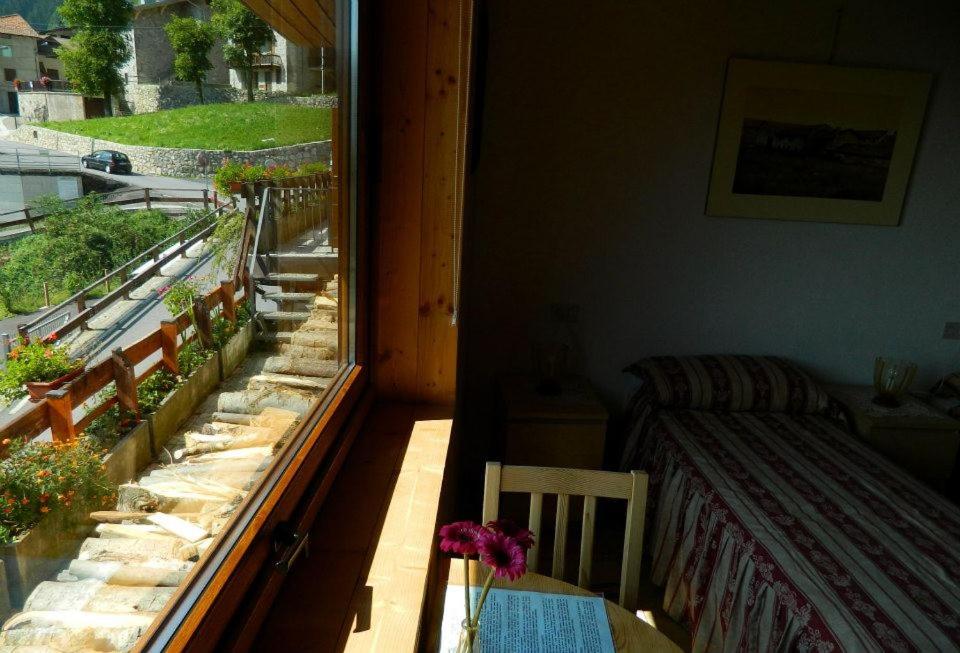 Balkón nebo terasa v ubytování B&B Alla Fontana