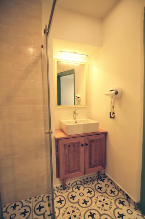 Koupelna v ubytování Oalis Boutique Hotel