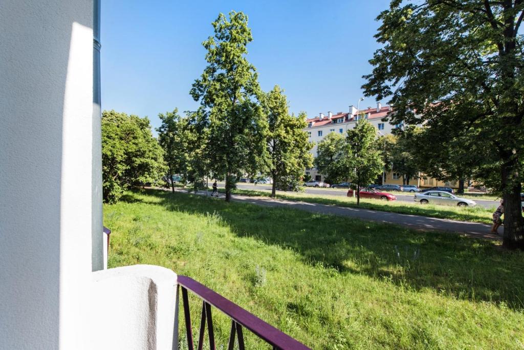 Vonkajšia záhrada v ubytovaní SuperApart Gagarina MiniStudio