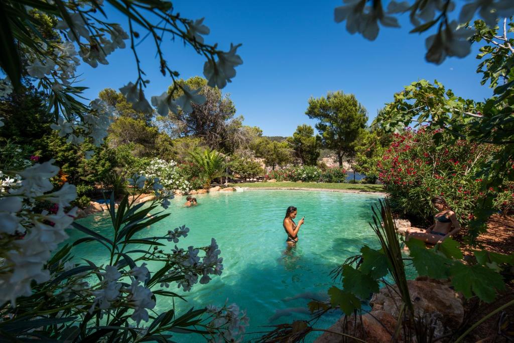 Πισίνα στο ή κοντά στο Hostal Cala Boix