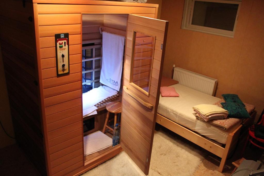 Posteľ alebo postele v izbe v ubytovaní Haus Linda